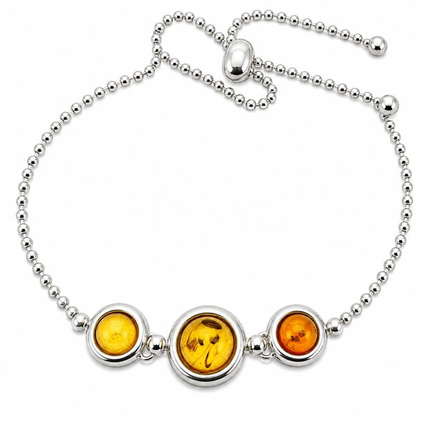 Sterling Silber Und Bernstein Armband