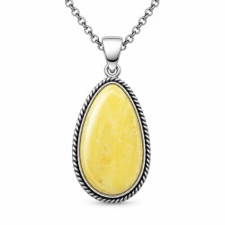 Unikt M�lkeravs Vedh�ng i 925 Sterling S�lv