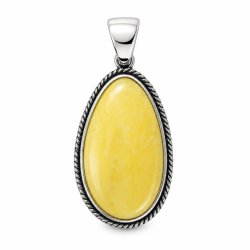 Unikt M�lkeravs Vedh�ng i 925 Sterling S�lv