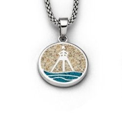 Ahoi "Lkken" Vedhnget med strand sand og blsand