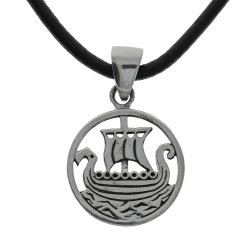 Wikingerschiff Silber Anh�nger