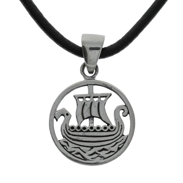 Wikingerschiff Silber Anh�nger