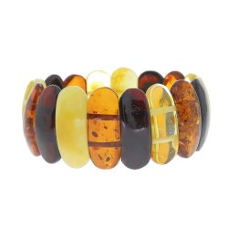 Einzigartiges mehrfarbiges Bernsteinarmband