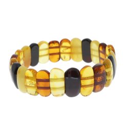 Mehrfarbiges Bernsteinarmband