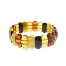 Mehrfarbiges Bernsteinarmband