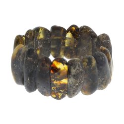 Nat�rlich geformtes Bernsteinarmband aus Erde