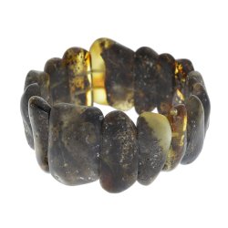 Nat�rlich geformtes Bernsteinarmband aus Erde