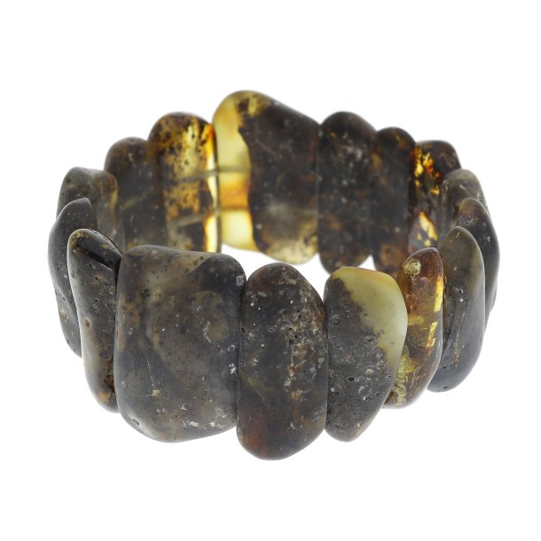 Nat�rlich geformtes Bernsteinarmband aus Erde