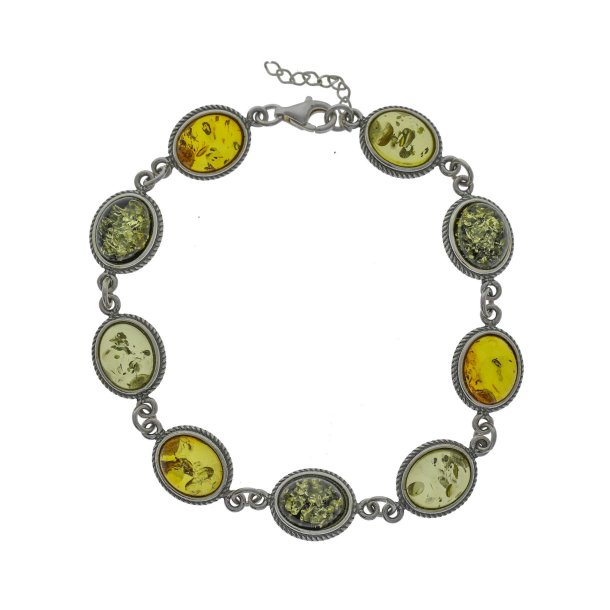 Slv Og Rav Armbnd