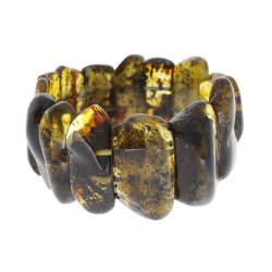 Nat�rlich geformtes Bernsteinarmband aus Erde