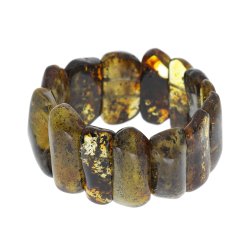 Nat�rlich geformtes Bernsteinarmband aus Erde