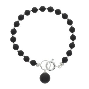 Ravperle Armbnd Med Slvls Og Slvelementer