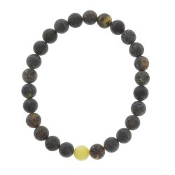 Bernstein-Perlen-Armband aus nat�rlicher Erde