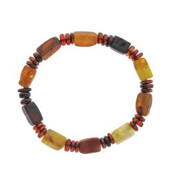 Rohe Armb�nder aus den feinsten Bernsteinst�cken