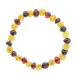 Bernsteinarmband mit feiner Perle