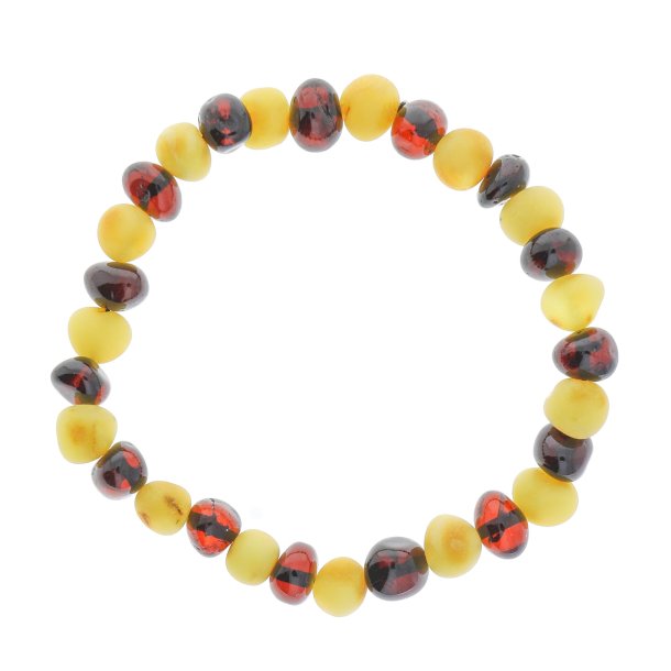 Bernsteinarmband mit feiner Perle