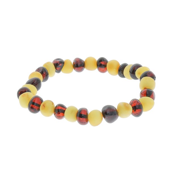 Bernsteinarmband mit feiner Perle