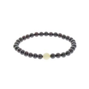 Fin Og Unik Ravperle Armbnd