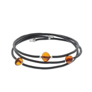 PLANET Armbnd Med Runde Ravperler