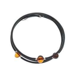 PLANET Armbnd Med Runde Ravperler