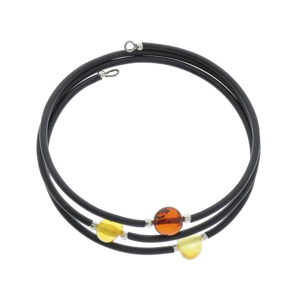 PLANET Armbnd Med Runde Ravperler