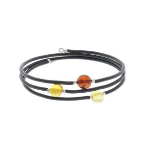 PLANET Armbnd Med Runde Ravperler