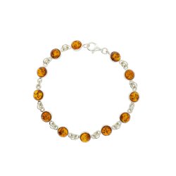 Yndig Slvarmbnd Med Rav