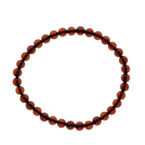 Kirsebr mrk Ravperle Armbnd 