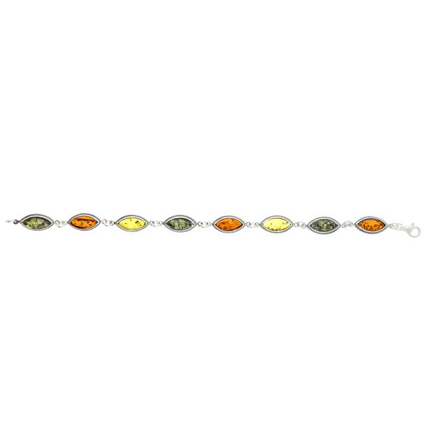 Klassisk armb�nd i forskellige farver og .925 sterling s�lv