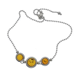 Sterling Slv Og Rav Armbnd