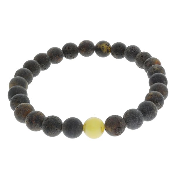 Bernstein-Perlen-Armband aus nat�rlicher Erde