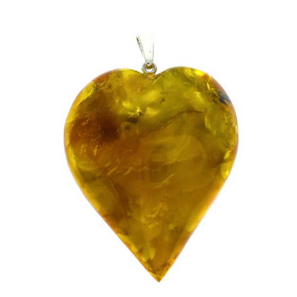 gte rav Hjerte / Real amber heart