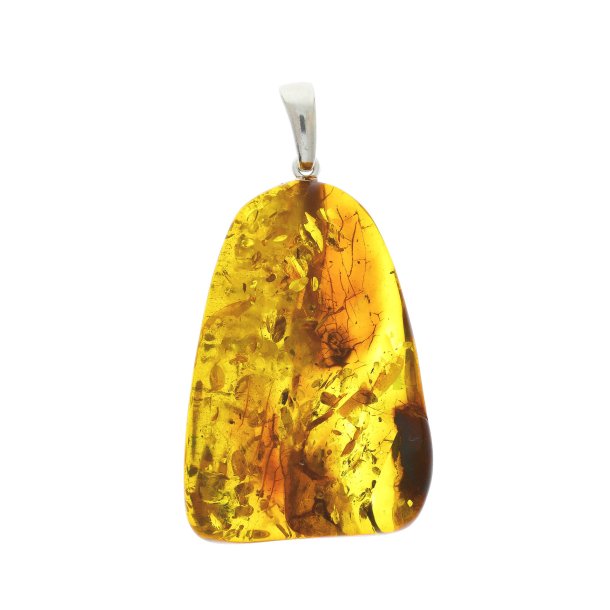 gte Rav vedhng / Real Amber Pendant / Echte Bernstein Anhenger 