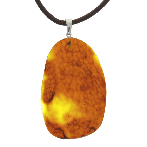 gte Rav vedhng / Real Amber Pendant / Echte Bernstein Anhenger
