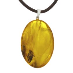 gte Rav vedhng / Real Amber Pendant / Echte Bernstein Anhenger 