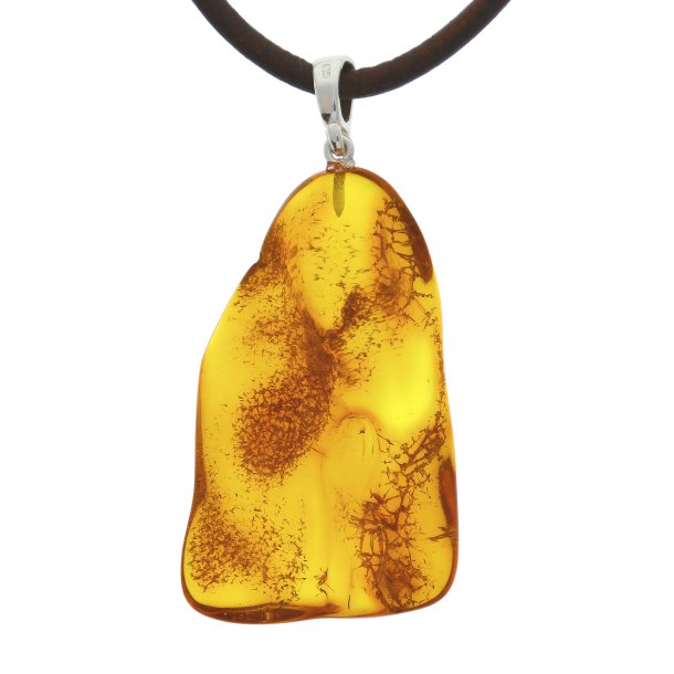 gte Rav vedhng / Real Amber Pendant / Echte Bernstein Anhenger 