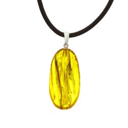 gte Rav vedhng / Real Amber Pendant / Echte Bernstein Anhenger 