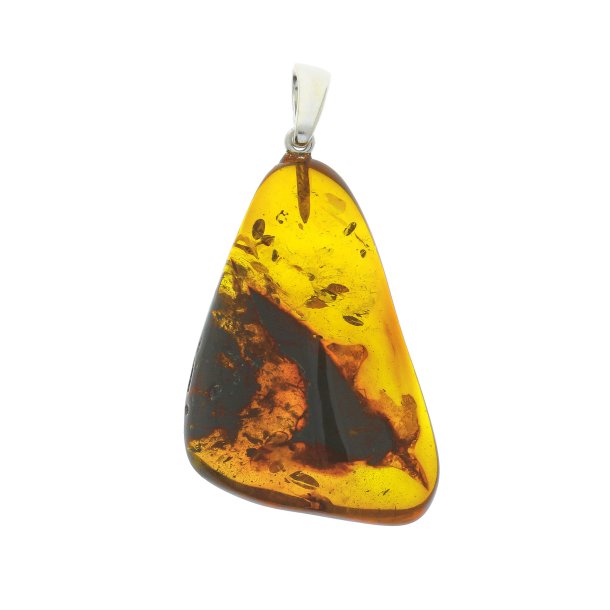 gte Rav vedhng / Real Amber Pendant / Echte Bernstein Anhenger 