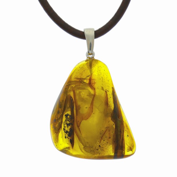 gte Rav vedhng / Real Amber Pendant / Echte Bernstein Anhenger 