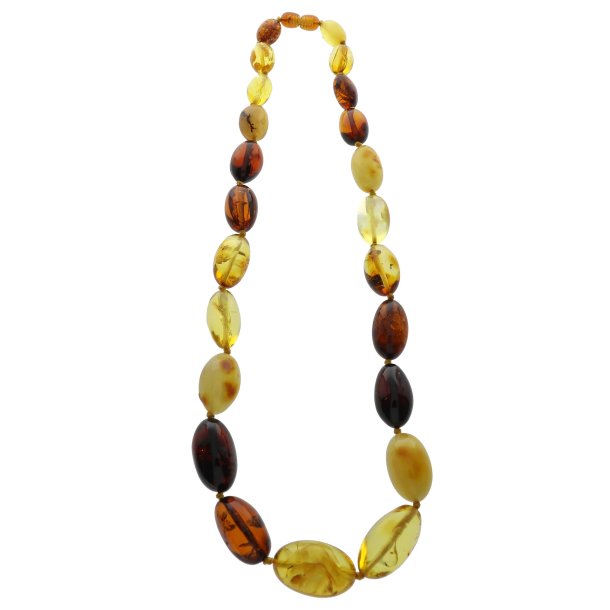 gte Vesterhavs  Ravkde Af Elipseformet Ravstykker