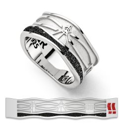 Ring Strandwellen "Blokhus" Lavasand