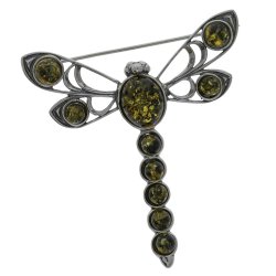 Guldsmed Broche I gte Jordrav Og Slv