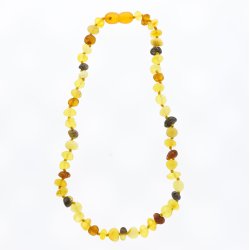 Brnekde Af Naturformet Upoleret Ravperler