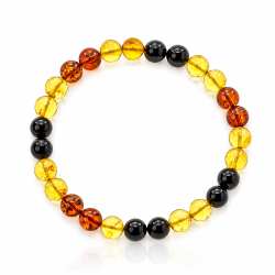 Bernsteinarmband mit feiner Perle