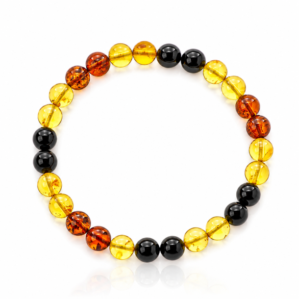 Bernsteinarmband mit feiner Perle
