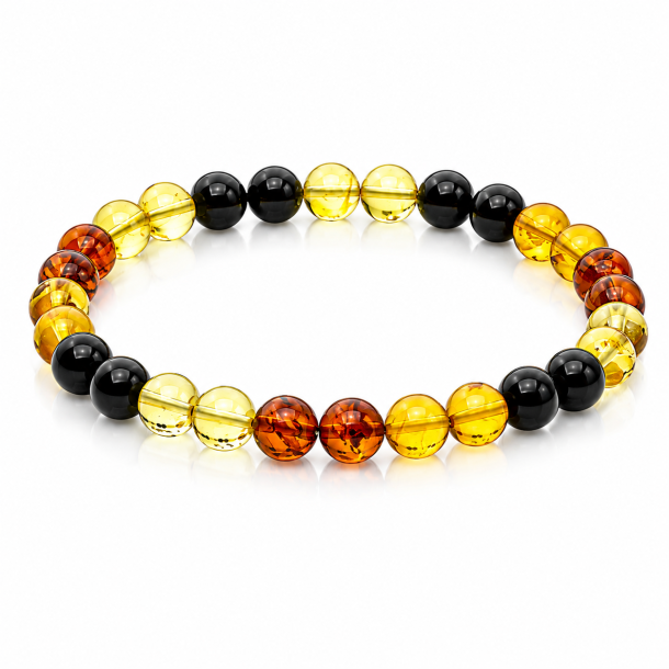 Bernsteinarmband mit feiner Perle