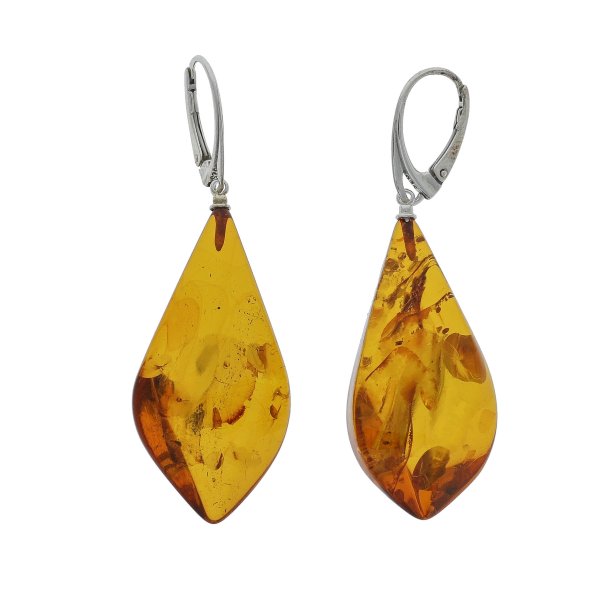 gte Rav reringe / Real Amber Earrings 