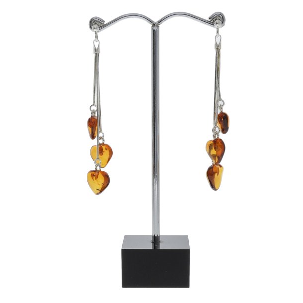 Hngende hjertereringe af gte rav