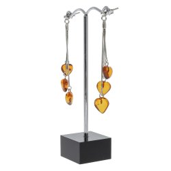 Hngende hjertereringe af gte rav