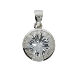 Bjergkrystal Vedh�ng af h�jeste kvalitet, diamantslebet fremstillet gamle guldsmedetraditioner